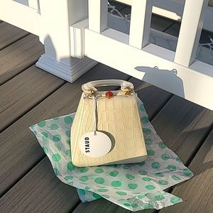 NWT Staud one size Ivory Satchel